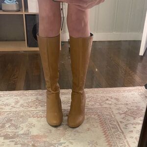 Vince Camuto Knee High Tan Boots